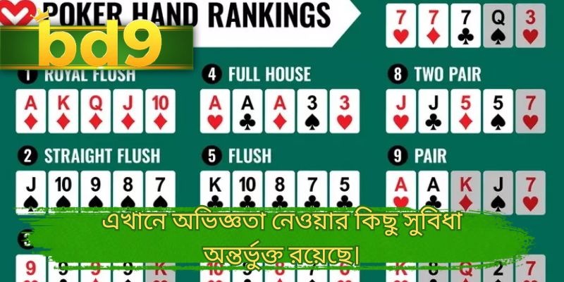 এখানে অভিজ্ঞতা নেওয়ার কিছু সুবিধা অন্তর্ভুক্ত রয়েছে।