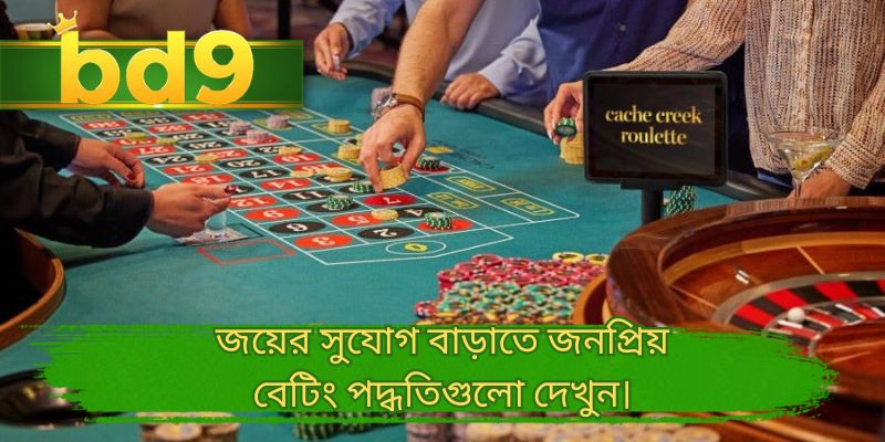 জয়ের সুযোগ বাড়াতে জনপ্রিয় বেটিং পদ্ধতিগুলো দেখুন।